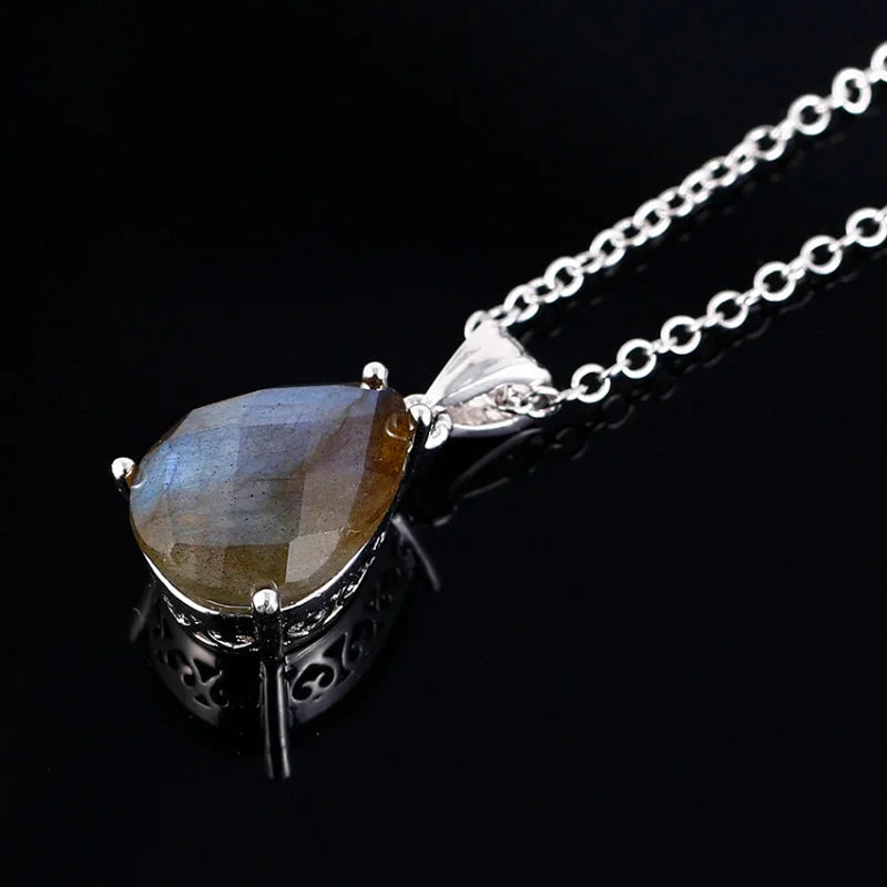 Pendentif Labradorite ’Intuition’ - Pendentifs