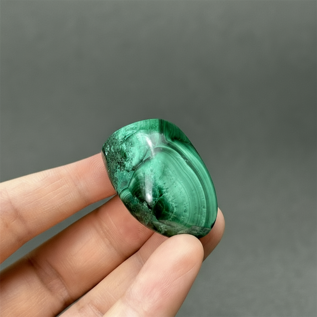 Pierre Malachite | Pierre Roulée Naturelle |Boutique Lithothérapie