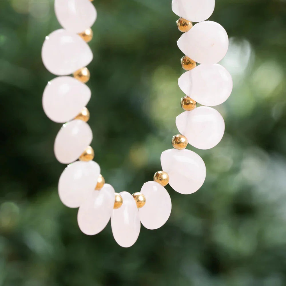 Quartz Rose Collier ’Gratitude’ - Colliers